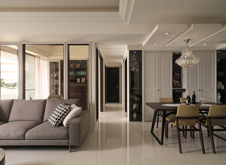 台北毛胚屋完工實例：客廳格局規劃-藝家制作