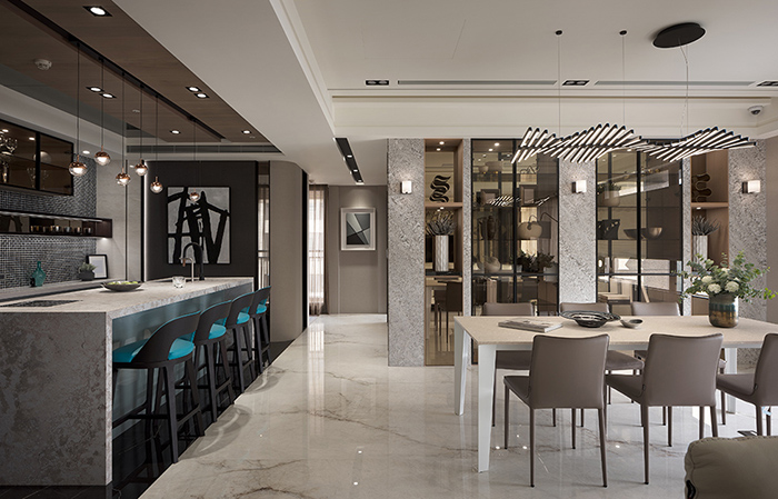 台北豪宅室內裝修案例-香榭園許公館